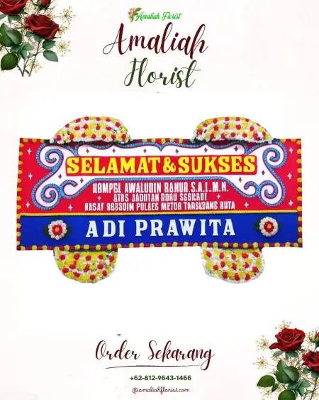 Papan Bunga Ucapan Selamat Sungai Bahar